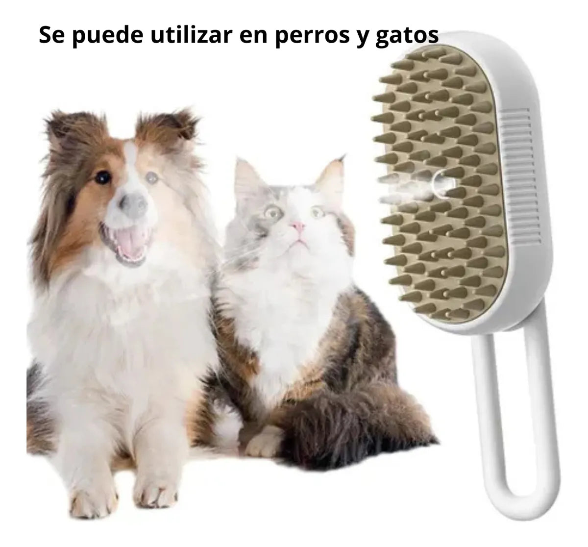 Cepillo a Vapor para Mascota con mango